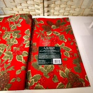 Ralph Lauren holly pinecone placemats set 4
